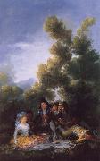Francisco de Goya A Picnic oil on canvas